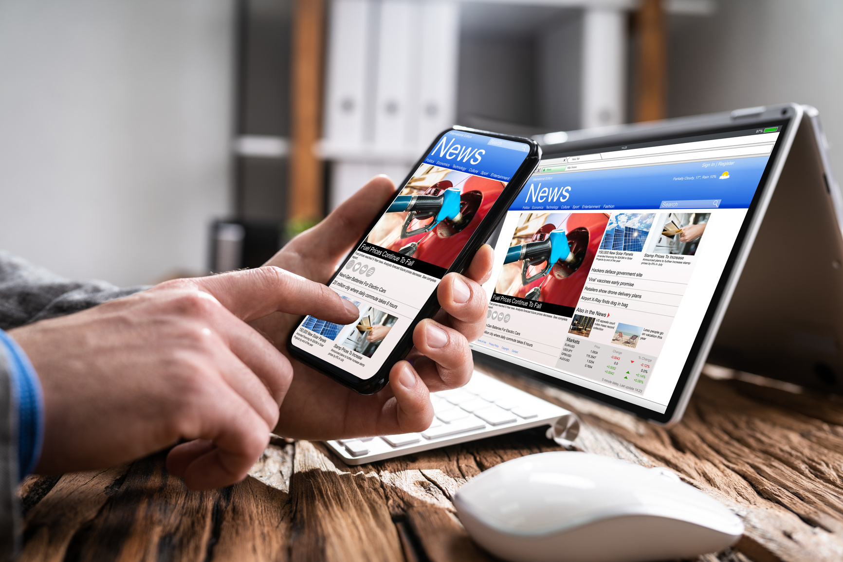 Reading News Website Online